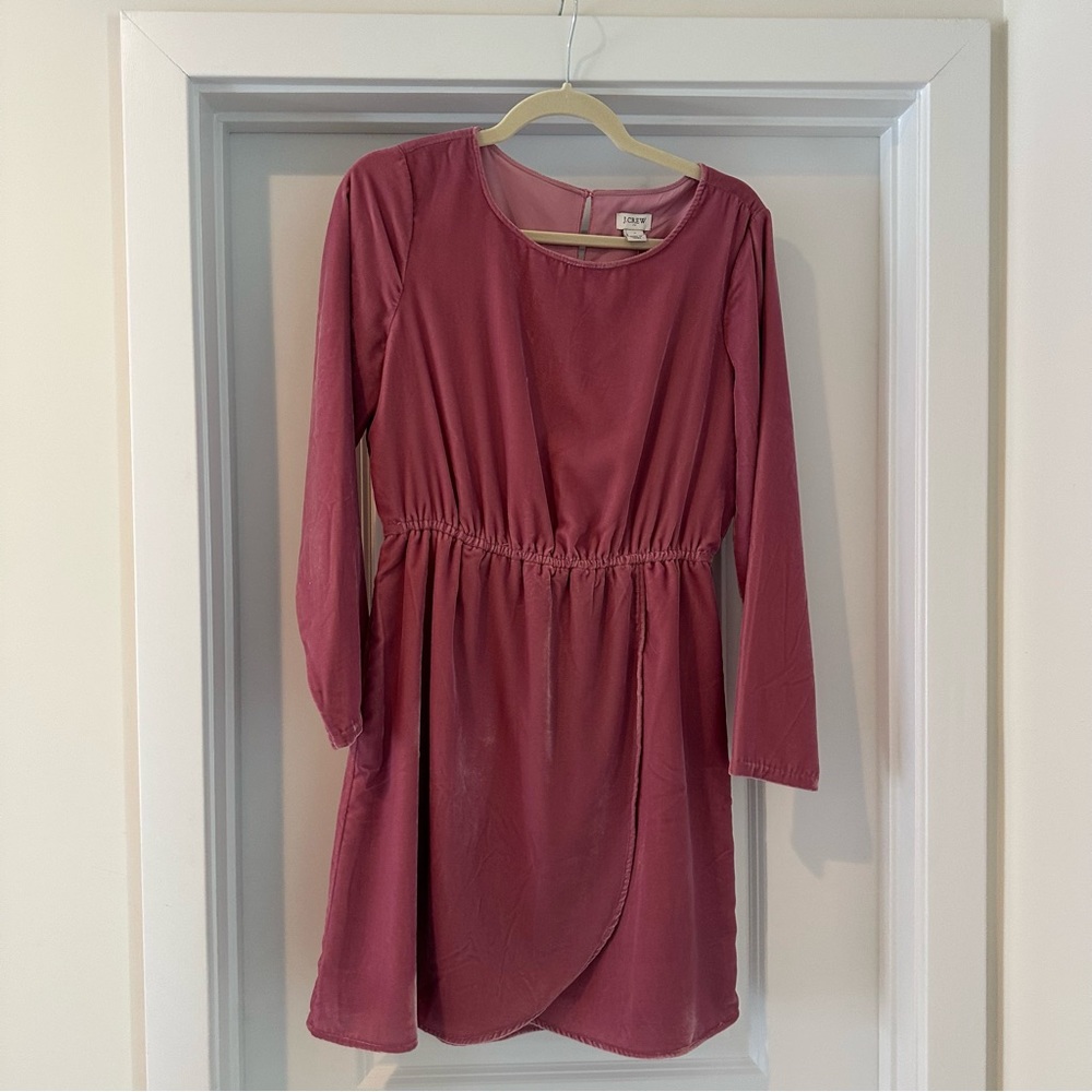 NWT velvet J.Crew dress